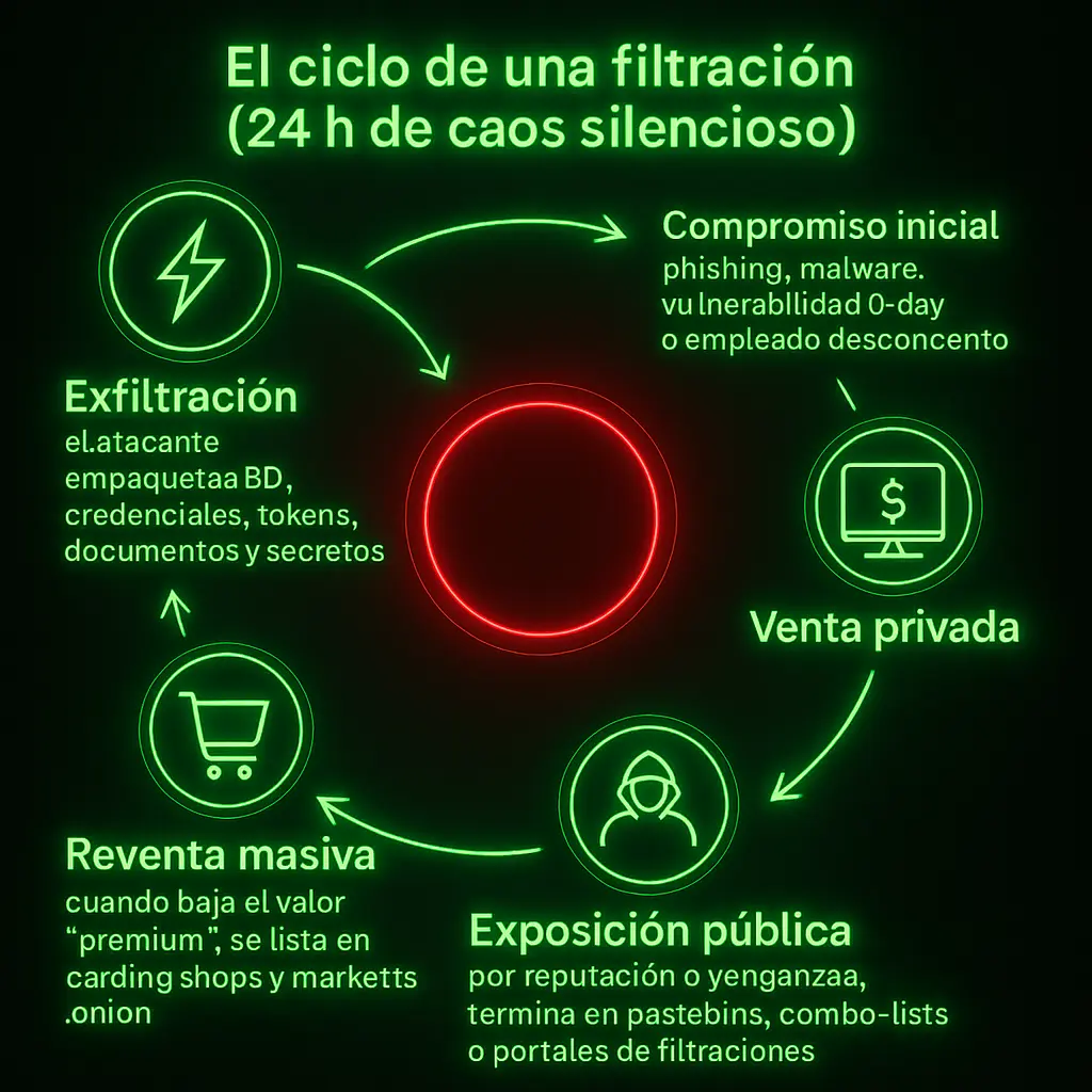 Ciclo de filtración de datos